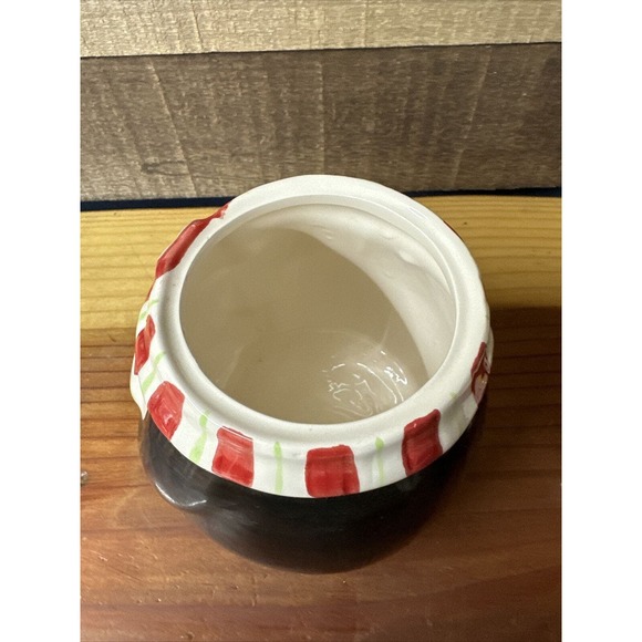 David's cookies cookie jar Penguin in hat and scarf 9” - Picture 7 of 8